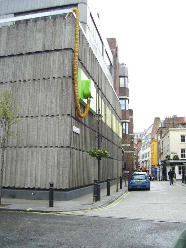 Electrified house in Soho