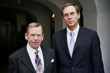 Jan Švejnar a Václav Havel
